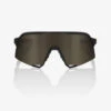 100% S3 Soft Tact Black Soft Gold Mirror Lens Sunglasses 1 100% S3 Soft Tact Black Soft Gold Mirror Lens Sunglasses -Dolan Bikes Shop 100 S3
