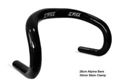 Alpina Carbon Sprint Track Handlebars -Dolan Bikes Shop Alpina 28cm Bars