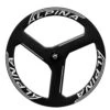 Alpina Carbon 3 Spoke TT/TRI Clincher Front Disc Brake Wheel -Dolan Bikes Shop Alpina 3 Spoke Carbon Track Wheelset 11 1