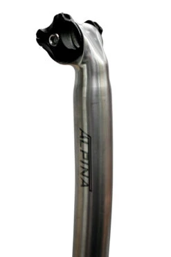 Alpina 31.6mm Titanium Seatpost (350mm Setback) -Dolan Bikes Shop Alpina 31 6 titanium 3
