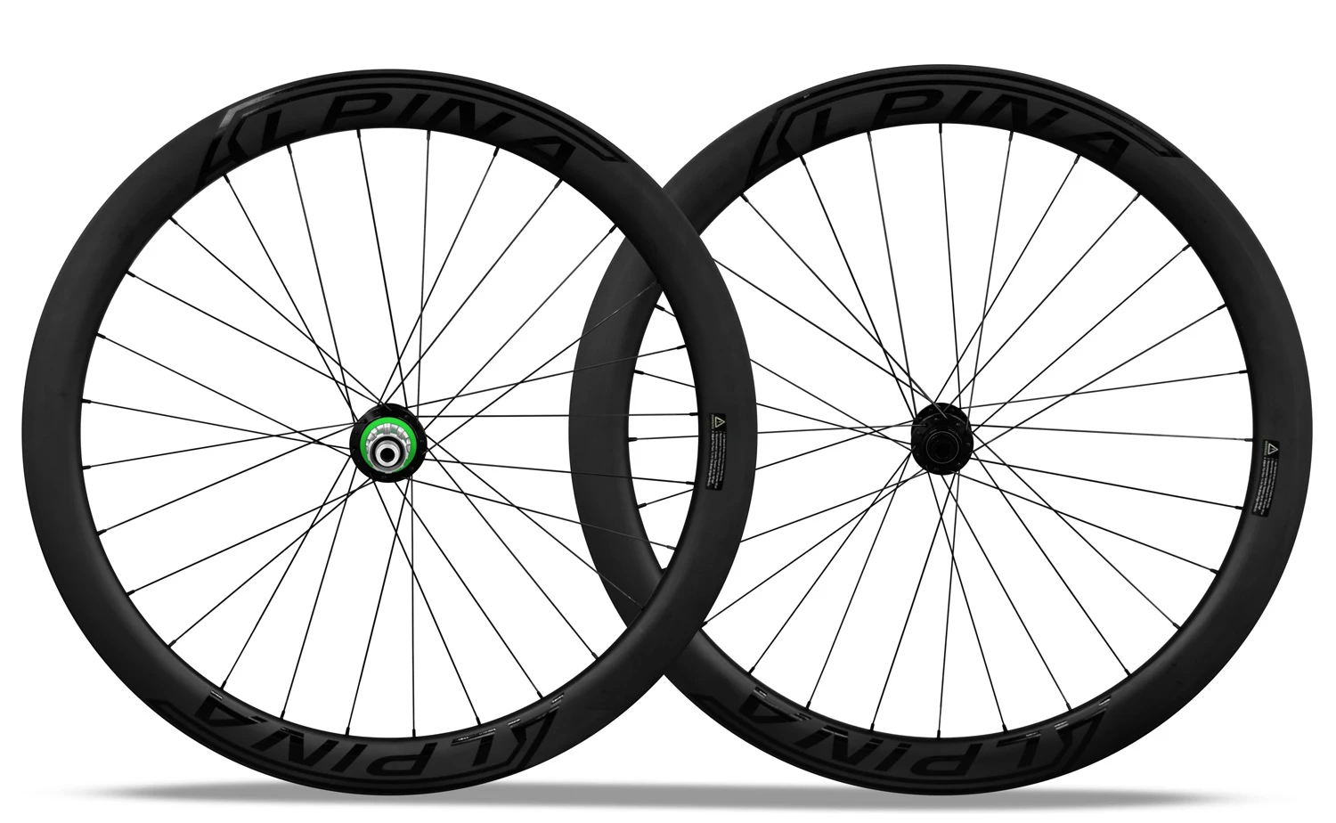 Alpina A5D 50mm Carbon Disc Brake Road Wheelset - (Black) 3 Alpina A5D 50mm Carbon Disc Brake Road Wheelset - (Black)