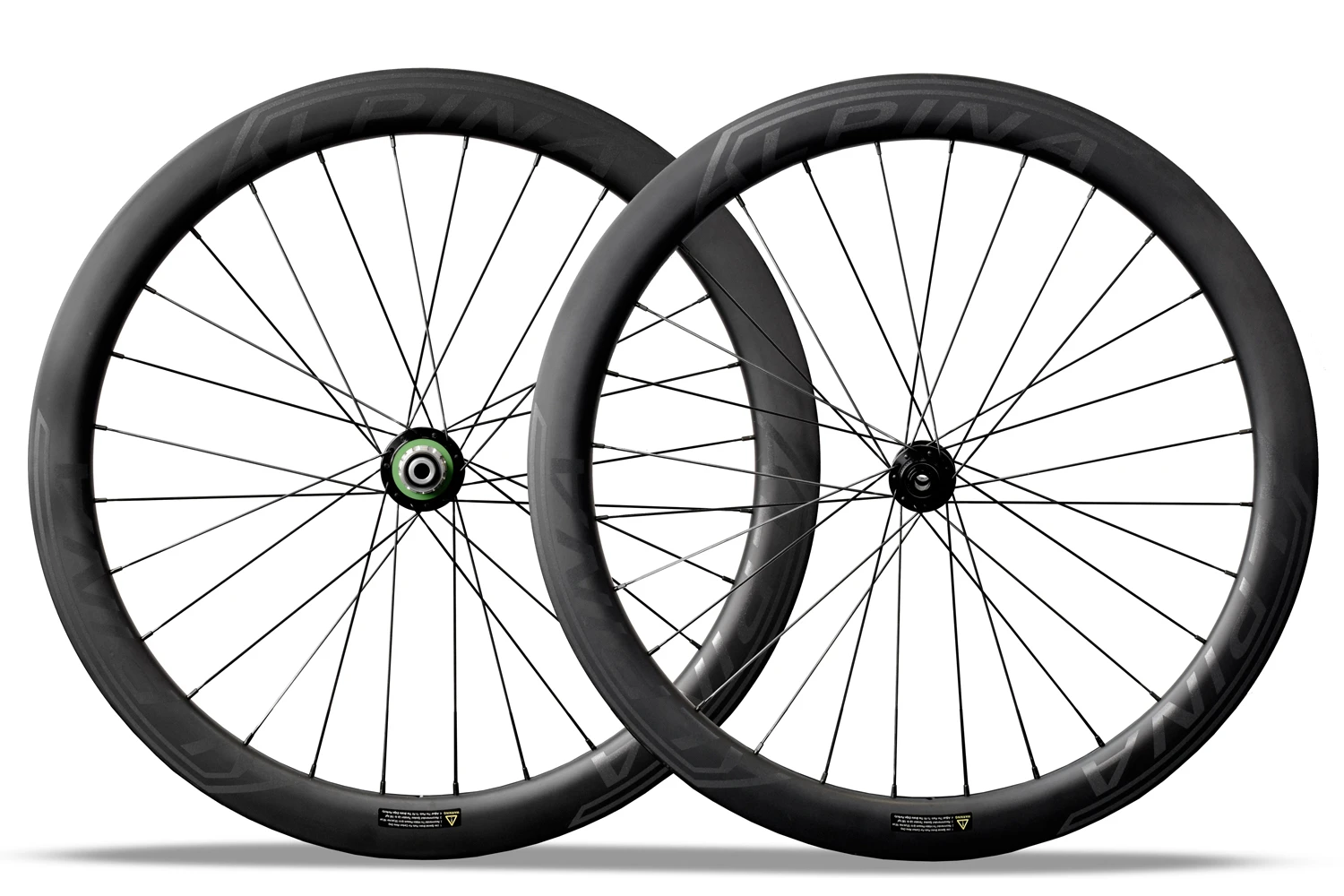 Alpina A5D 50mm Carbon Disc Brake Road Wheelset - (Black) 4 Alpina A5D 50mm Carbon Disc Brake Road Wheelset - (Black) - Image 2
