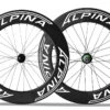 Alpina A8D 80mm Carbon Disc Brake Road Wheelset (White) -Dolan Bikes Shop Alpina A8D 80mm White 2