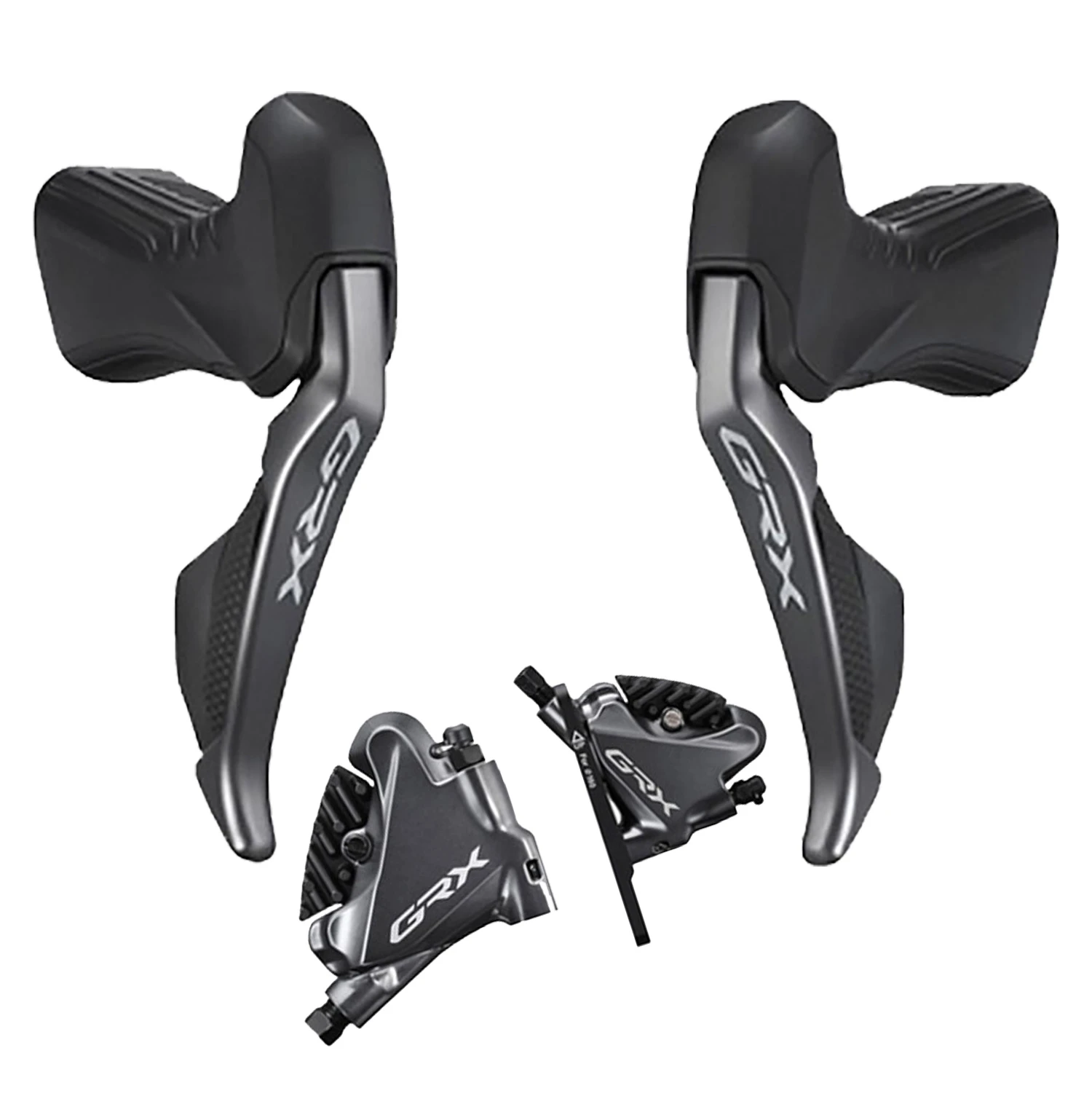Shimano GRX ST-RX815 DI2 Shift Levers/BR-RX810 Flat Mount Calipers 2x11 3 Shimano GRX ST-RX815 DI2 Shift Levers/BR-RX810 Flat Mount Calipers 2x11