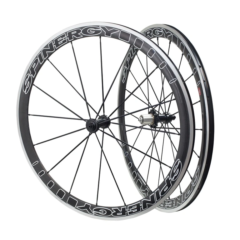 Spinergy Stealth PBO 650c/26" Black Bladed Spokes Carbon Clincher Wheelset 3 Spinergy Stealth PBO 650c/26" Black Bladed Spokes Carbon Clincher Wheelset